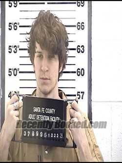 Booking photo from Santa Fe County, New Mexico