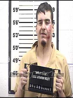 Booking photo from Santa Fe County, New Mexico
