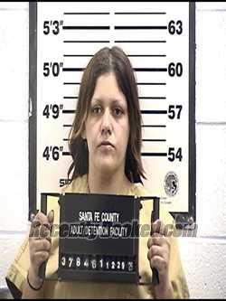 Booking photo from Santa Fe County, New Mexico