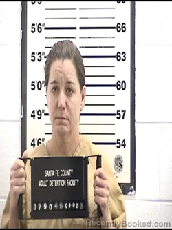 Booking photo from Santa Fe County, New Mexico
