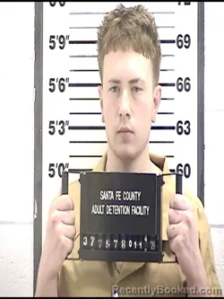 Booking photo from Santa Fe County, New Mexico