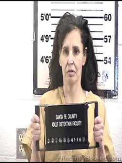 Booking photo from Santa Fe County, New Mexico