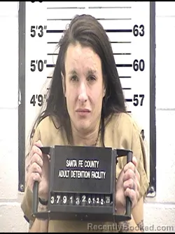 Booking photo from Santa Fe County, New Mexico
