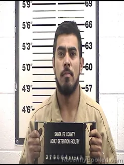 Booking photo from Santa Fe County, New Mexico