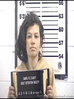 Booking photo from Santa Fe County, New Mexico