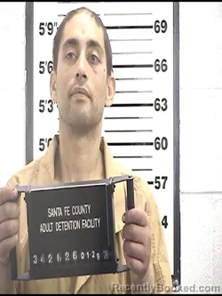 Booking photo from Santa Fe County, New Mexico