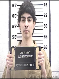 Booking photo from Santa Fe County, New Mexico