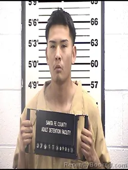 Booking photo from Santa Fe County, New Mexico