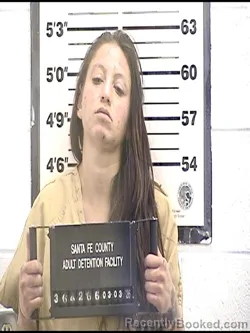 Mugshot of LETICIA AMY ATENCIO booked in Santa Fe County, New Mexico on March 3, 2026