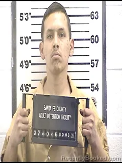 Mugshot of LORENZO JAMES RIZO booked in Santa Fe County, New Mexico on March 3, 2026