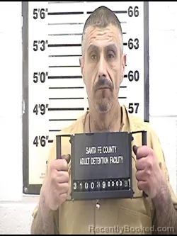 Mugshot of MARIO J PADILLA booked in Santa Fe County, New Mexico on March 3, 2026