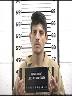 Mugshot of JARED BENJAMIN RIVERA booked in Santa Fe County, New Mexico on March 3, 2026