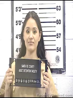 Mugshot of ALONDRA MUNOZ RIVERA booked in Santa Fe County, New Mexico on March 4, 2026