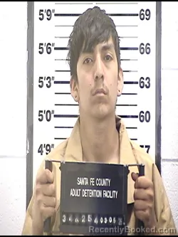 Mugshot of JULIAN P NARANJO booked in Santa Fe County, New Mexico on March 5, 2026