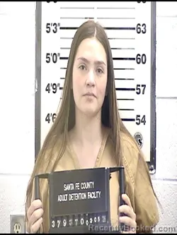 Mugshot of ALEXIS ARAGON booked in Santa Fe County, New Mexico on March 5, 2026