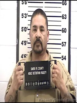 Mugshot of NEIL JAMES CHACON booked in Santa Fe County, New Mexico on March 9, 2026