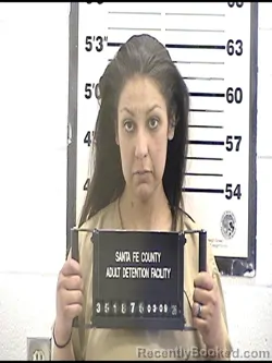 Mugshot of JAYDE GABALDON booked in Santa Fe County, New Mexico on March 9, 2026
