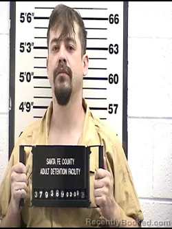 Mugshot of EDWARD ALEXANDER GAUNA booked in Santa Fe County, New Mexico on March 9, 2026