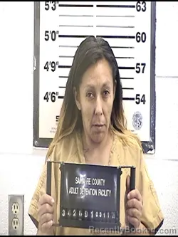 Mugshot of MERIANA ARCHULETA booked in Santa Fe County, New Mexico on March 11, 2026