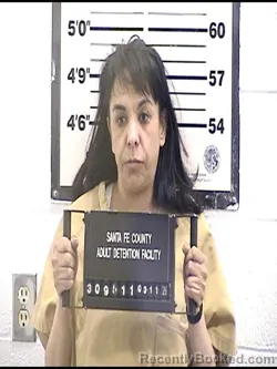 Mugshot of VALERIE CORDOVA booked in Santa Fe County, New Mexico on March 11, 2026