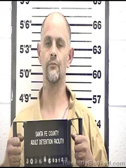 Mugshot of ROSENDO MAEZ booked in Santa Fe County, New Mexico on March 12, 2026