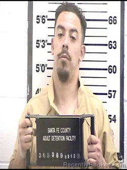 Mugshot of ELIJAH BERRY booked in Santa Fe County, New Mexico on March 12, 2026