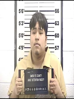 Mugshot of DEONTAE GARCIA booked in Santa Fe County, New Mexico on March 13, 2026