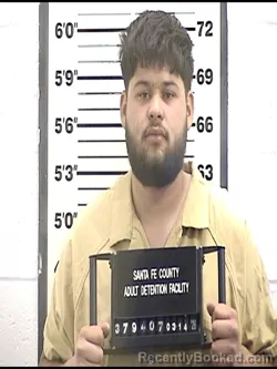 Mugshot of RAFAEL ALBERTO SALCIDO GARCIA booked in Santa Fe County, New Mexico on March 14, 2026