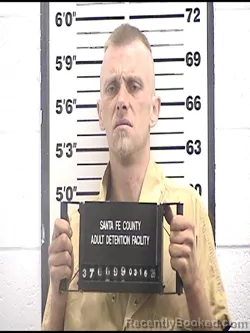 Mugshot of STEVEN ANDERSON booked in Santa Fe County, New Mexico on March 16, 2026