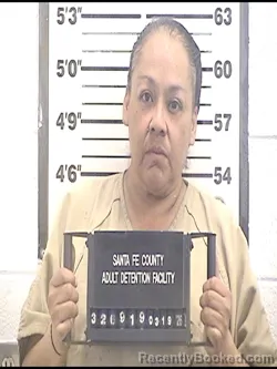 Mugshot of JACQUELYN MARIE TAPIA-CANO booked in Santa Fe County, New Mexico on March 19, 2026