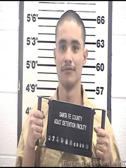 Mugshot of ELIAN CHUMACERO booked in Santa Fe County, New Mexico on March 20, 2026