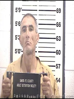 Mugshot of SHAWN PAUL RIVERA booked in Santa Fe County, New Mexico on March 20, 2026