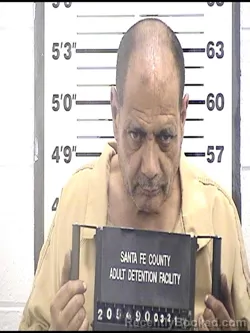 Mugshot of BERNIE N TRUJILLO booked in Santa Fe County, New Mexico on March 21, 2026