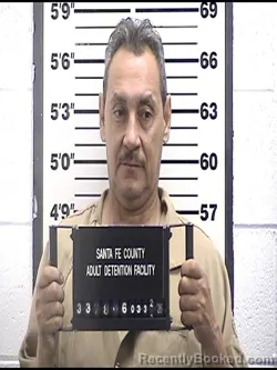 Mugshot of CARLOS ALBERTO CARRASCO booked in Santa Fe County, New Mexico on March 22, 2026
