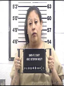 Mugshot of KARA BACA booked in Santa Fe County, New Mexico on March 22, 2026