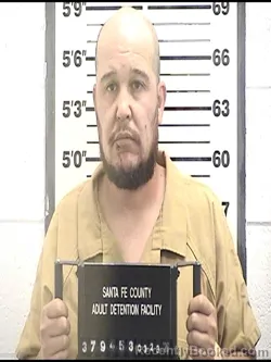 Mugshot of GEORGE GENE PADILLA booked in Santa Fe County, New Mexico on March 23, 2026