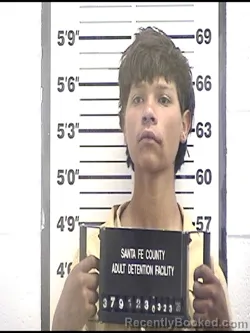 Mugshot of ISAIAH ANTHONY LUJAN booked in Santa Fe County, New Mexico on March 23, 2026