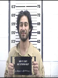 Mugshot of JULIO ANDRES RASCON booked in Santa Fe County, New Mexico on March 23, 2026