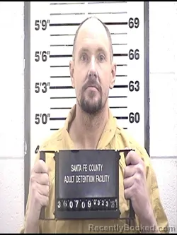 Mugshot of JONATHAN WAYNE GABRIELE booked in Santa Fe County, New Mexico on March 23, 2026