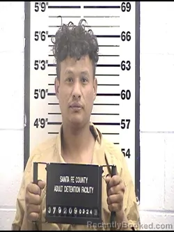Mugshot of JORVIN YOVANI RAMOS ROSALES booked in Santa Fe County, New Mexico on March 24, 2026