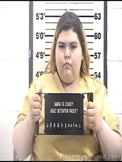 Mugshot of ESTRELLA ANAIS QUIROZ LOVATO booked in Santa Fe County, New Mexico on March 24, 2026