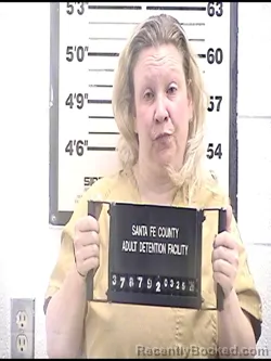 Mugshot of NATALIE CHRISTINE FOY booked in Santa Fe County, New Mexico on March 25, 2026