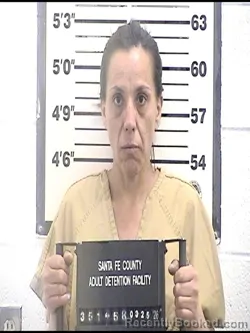 Mugshot of JASMINE MOYA booked in Santa Fe County, New Mexico on March 25, 2026