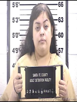 Mugshot of PAULINA FLORES booked in Santa Fe County, New Mexico on March 27, 2026