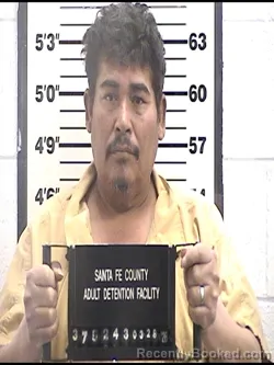Mugshot of OBDULIO ARMANDO AMADO SEGURA booked in Santa Fe County, New Mexico on March 28, 2026
