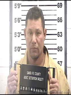 Mugshot of ISMAEL SANTOS GARCIA booked in Santa Fe County, New Mexico on March 29, 2026