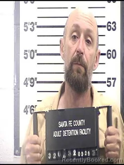 Mugshot of KENNETH RAY HOLDER booked in Santa Fe County, New Mexico on March 29, 2026