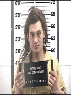 Mugshot of ZAVIER WILLIAM DAMIAN STEPHENSON booked in Santa Fe County, New Mexico on March 29, 2026