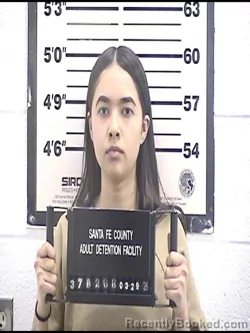 Mugshot of MARISELA AGUIRRE booked in Santa Fe County, New Mexico on March 29, 2026