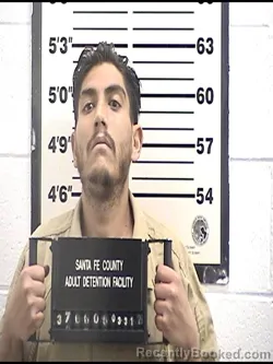 Mugshot of JOSE LINO URANGA booked in Santa Fe County, New Mexico on March 31, 2026